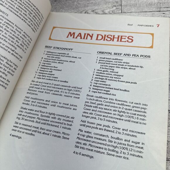 Betty Crocker Microwave Cooking Cookbook Recipes Cook‎ Book Vintage 1986 - Picture 3 of 15